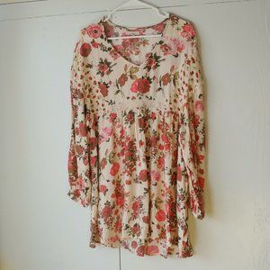 Chelsea & Violet Long Sleeve Baby Doll Dress SZ M